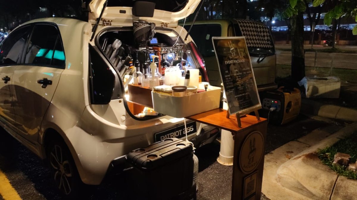 Projek Kereta Iriz – Transformasi Ruang Jualan Kopi 